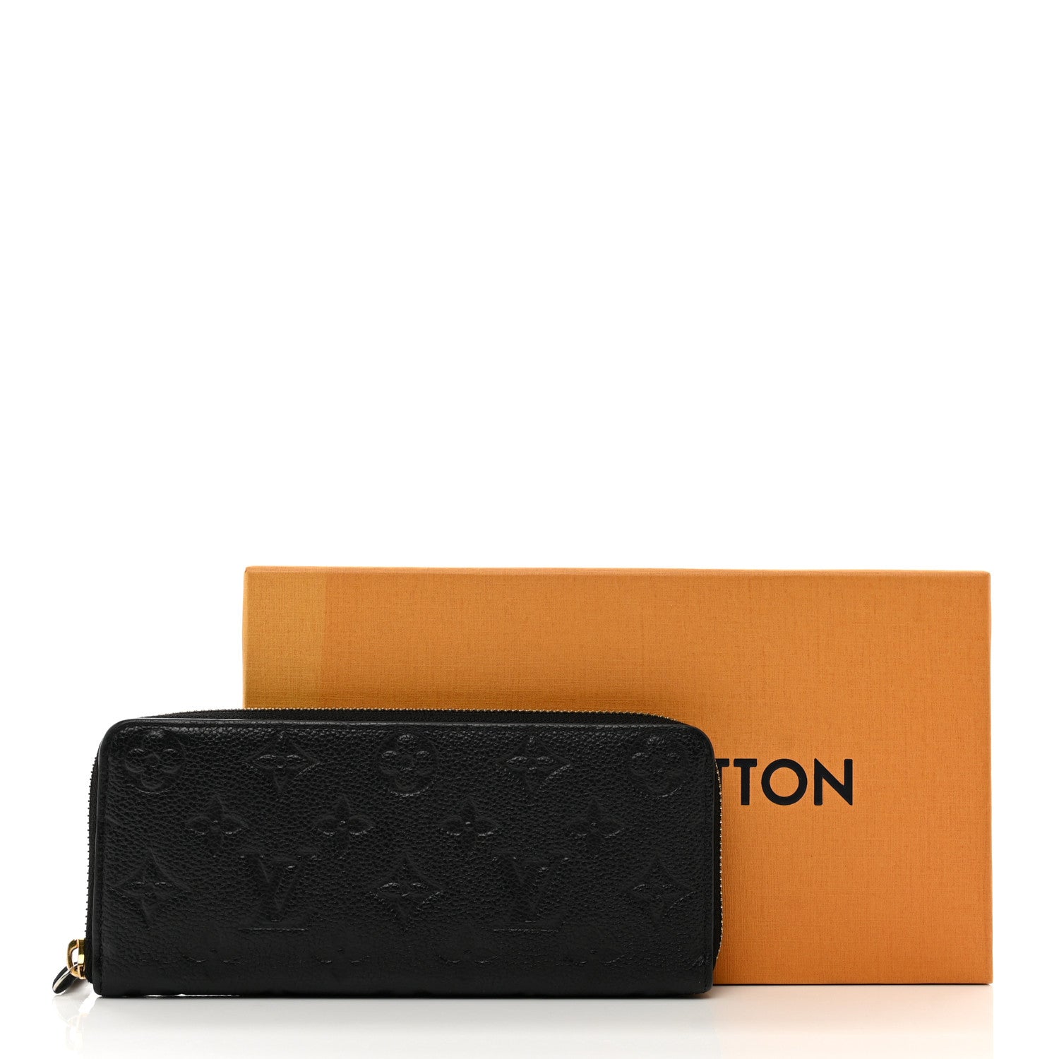 Louis Vuitton Empreinte Clemence Wallet Black 9 of 9