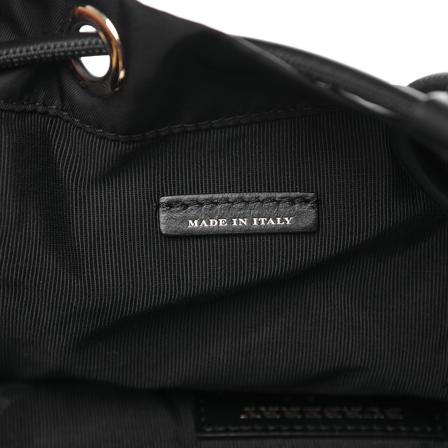 Nylon Large Rucksack Backpack Black