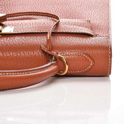 Hermes Chevre De Coromandel Kelly Sellier 32 Brique 25 of 31