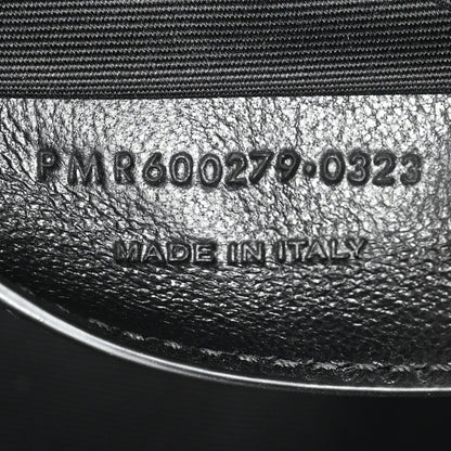 Saint Laurent Sheepskin Matelasse Chevron Monogram Medium College Bag Black 7 of 10