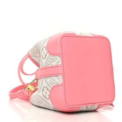 Louis Vuitton Jacquard Since 1854 Noe Purse Ecru Beige Pink 4 of 6
