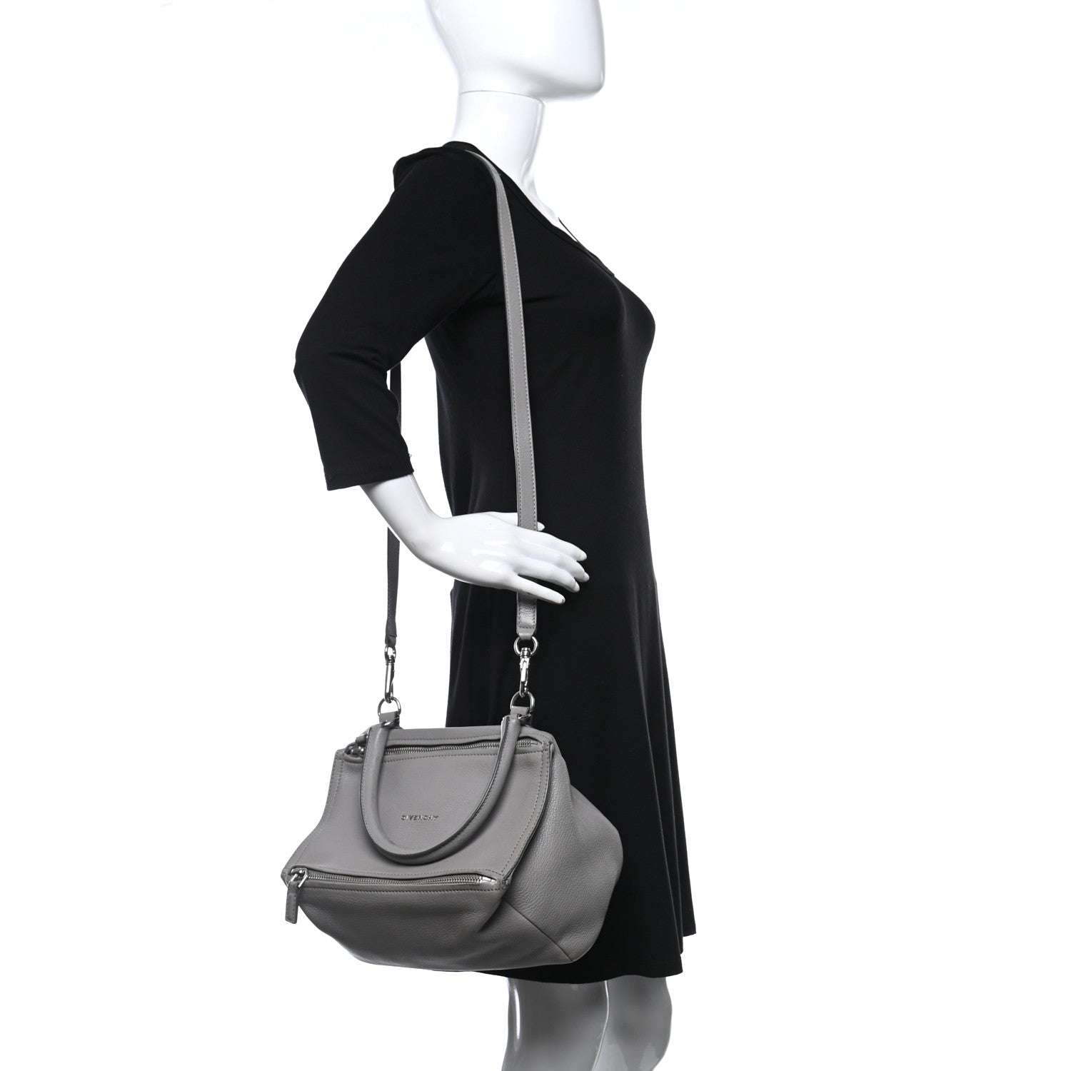 Givenchy Sugar Goatskin Small Pandora Dove Grey 2 of 12