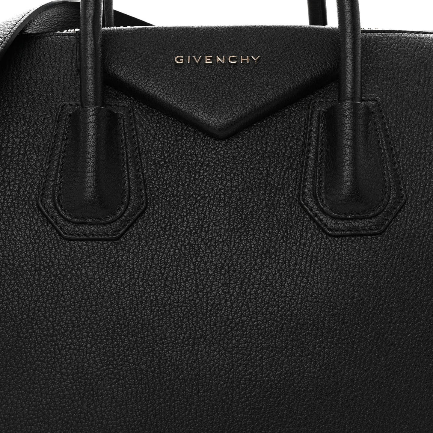 Sugar Goatskin Medium Antigona Black