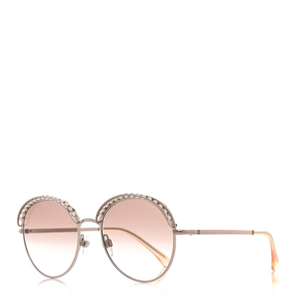 Chanel Round Pearl Sunglasses 4247-H Pink Gold 1 of 8