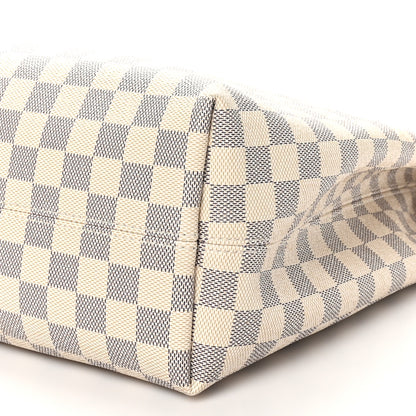 Louis Vuitton Damier Azur Graceful MM Rose Ballerine 9 of 9