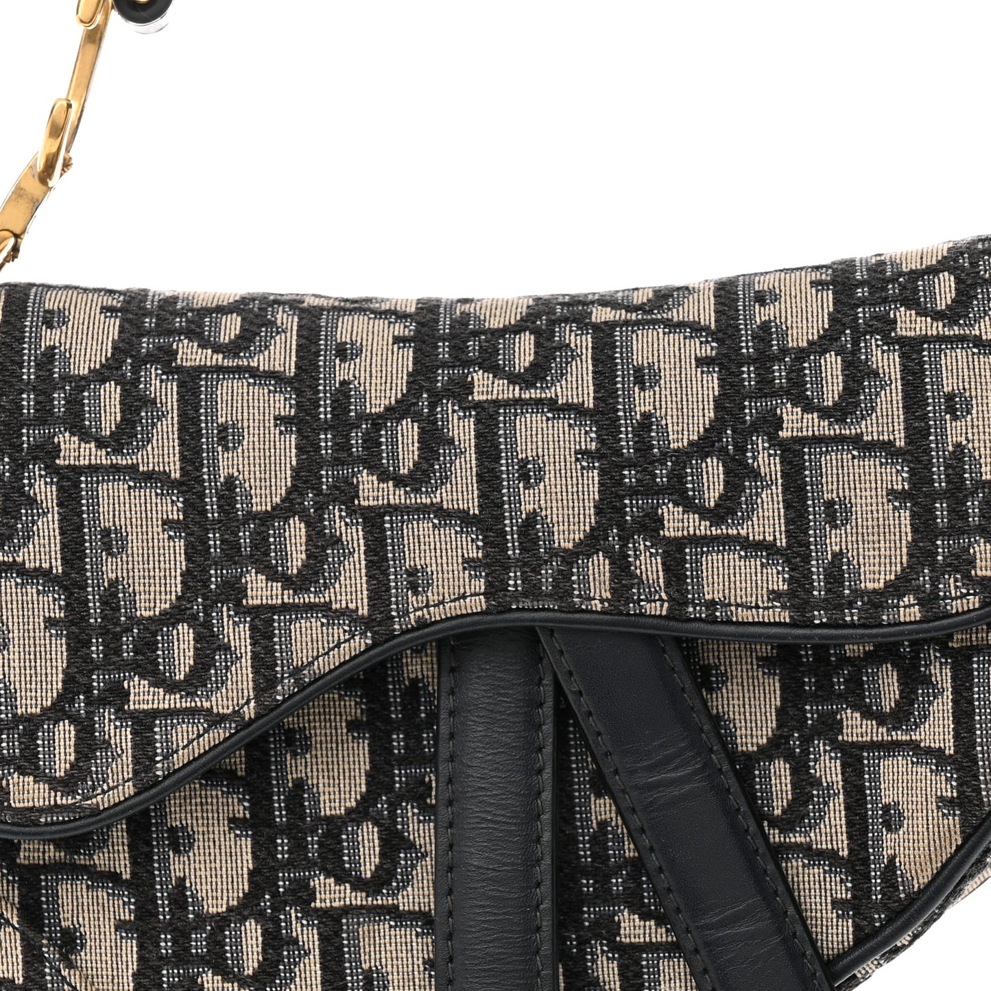 Oblique Mini Saddle Bag Blue