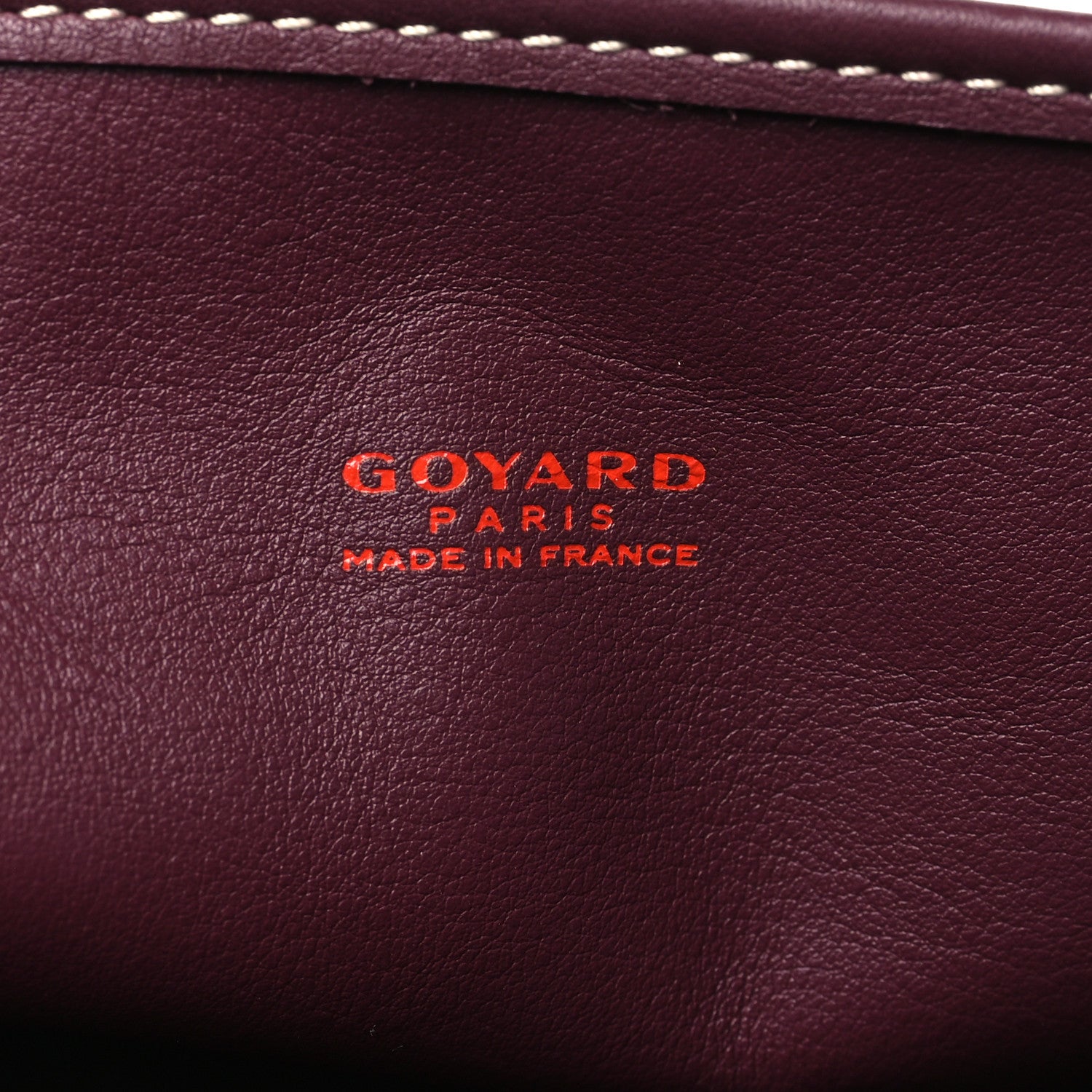 Goyard Goyardine Reversible Mini Anjou Burgundy 10 of 16