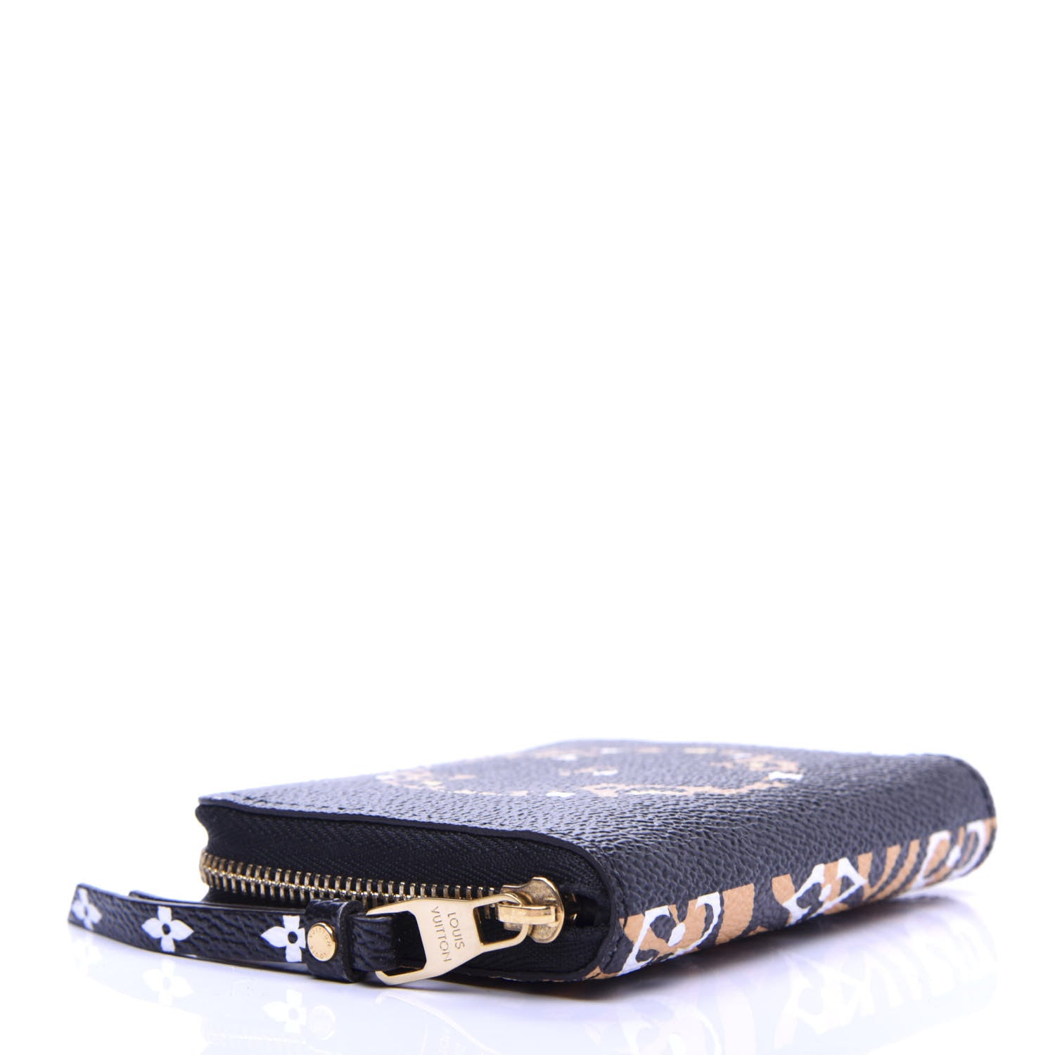 Louis Vuitton Monogram Giant Jungle Zippy Coin Purse Black 4 of 8
