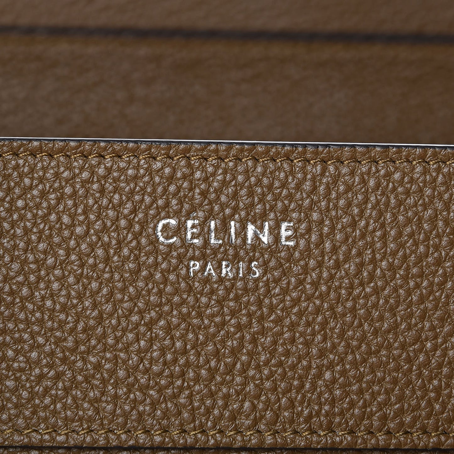 Drummed Calfskin Mini Luggage Moss Green