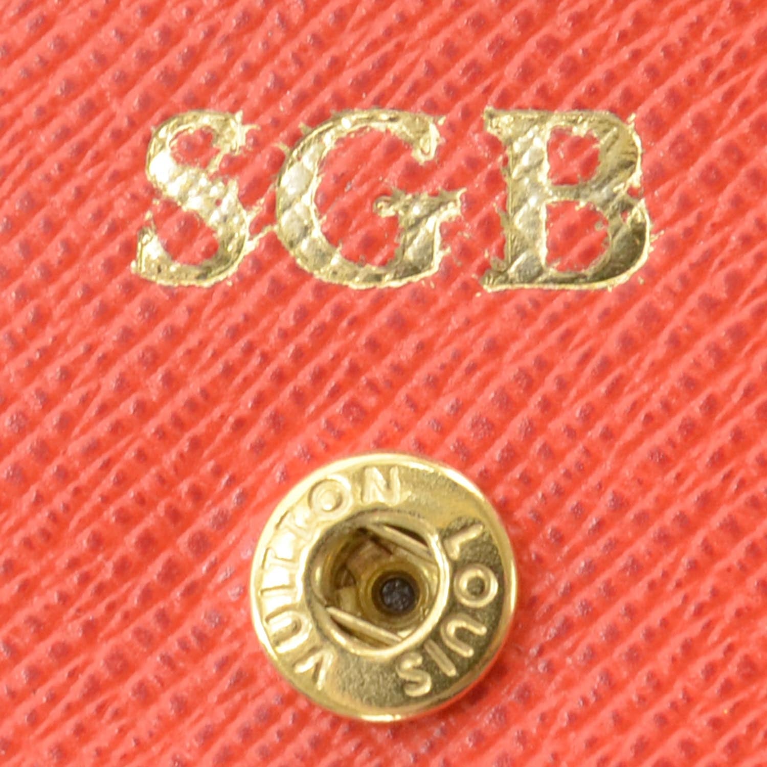 Louis Vuitton Monogram Insolite Coin Purse Wallet Red 7 of 8