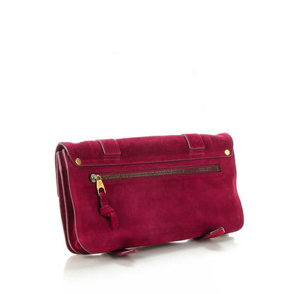 Proenza Schouler Suede PS1 Pochette Clutch Raspberry 3 of 9