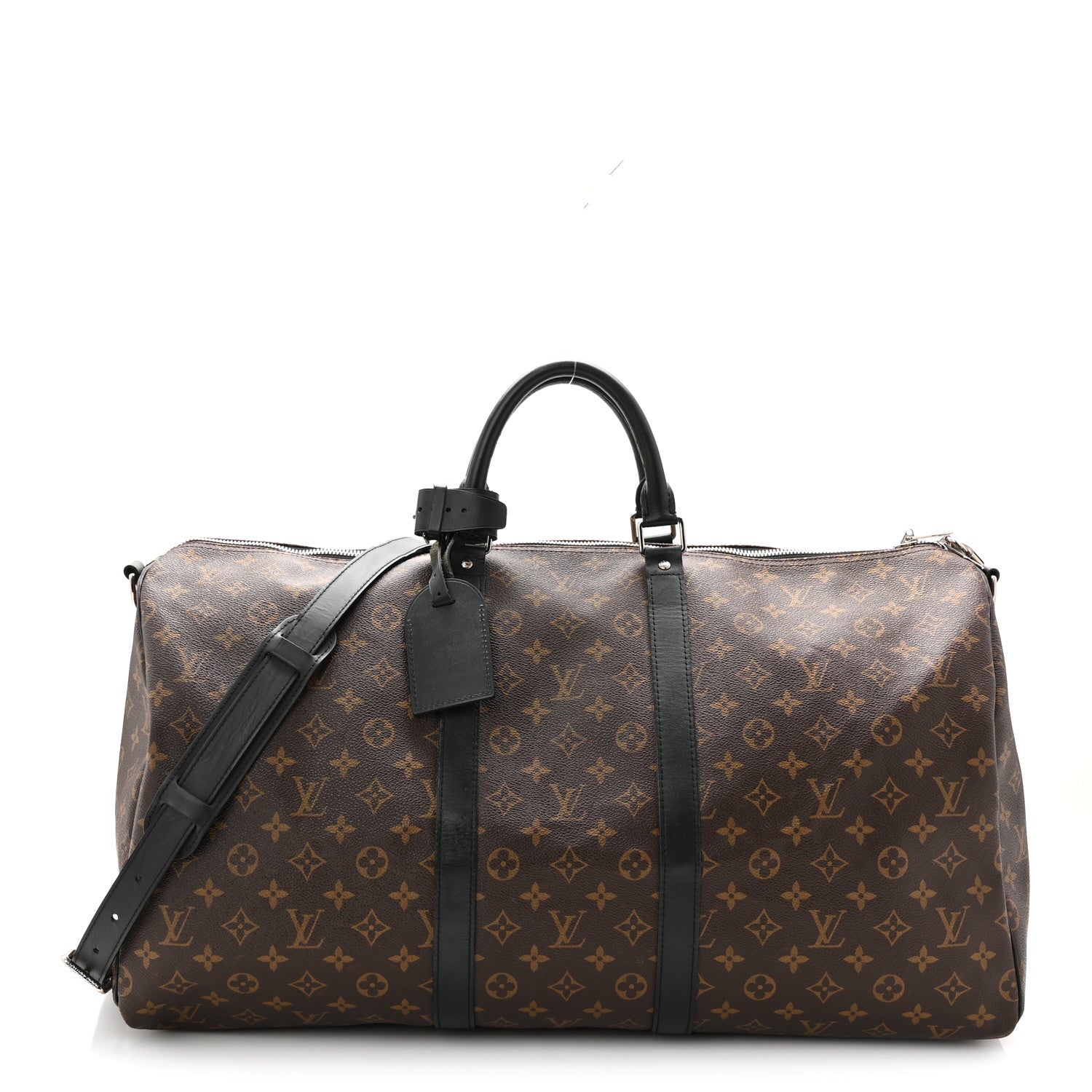 Louis Vuitton Monogram Macassar Keepall Bandouliere 55 1 of 13