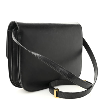 Celine Box Calfskin Medium Classic Box Flap Bag Black 2 of 12