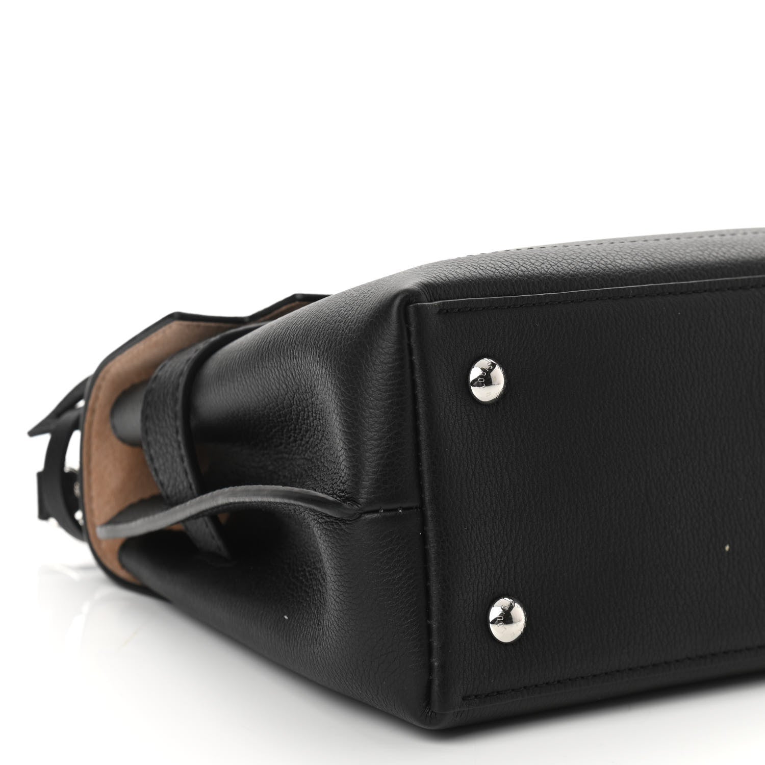 Louis Vuitton Calfskin Lockme Ever BB Black 8 of 10