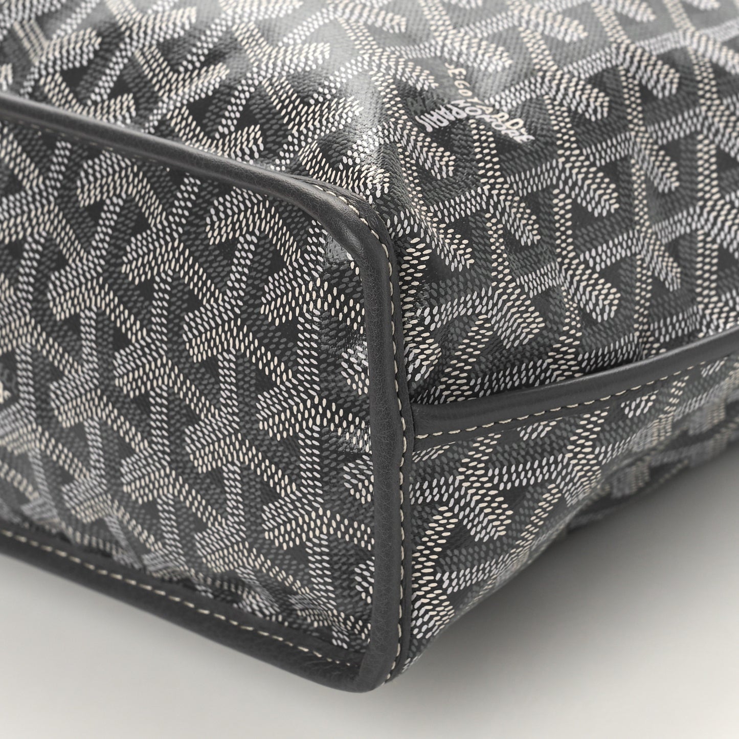 Goyardine Reversible Mini Anjou Grey