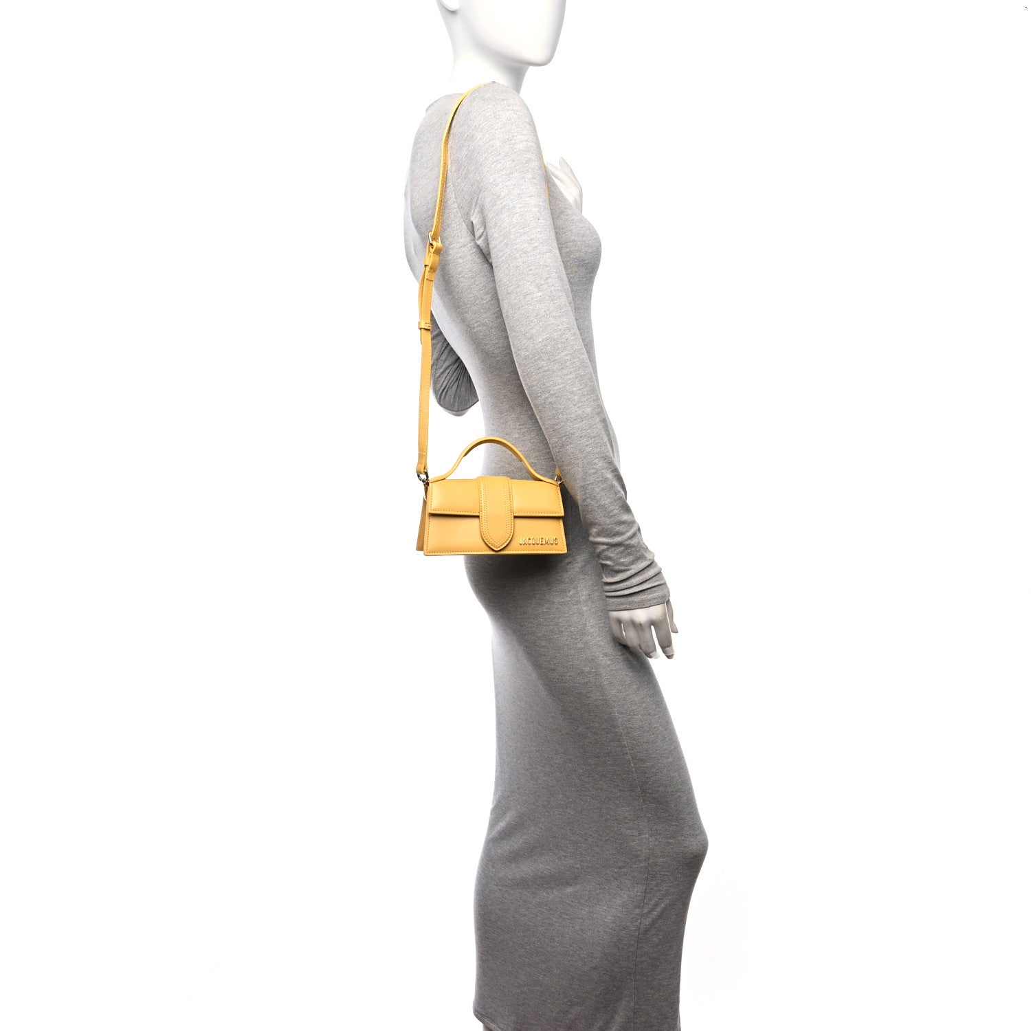 Jacquemus Smooth Calfskin Le Bambino Dark Yellow 2 of 8