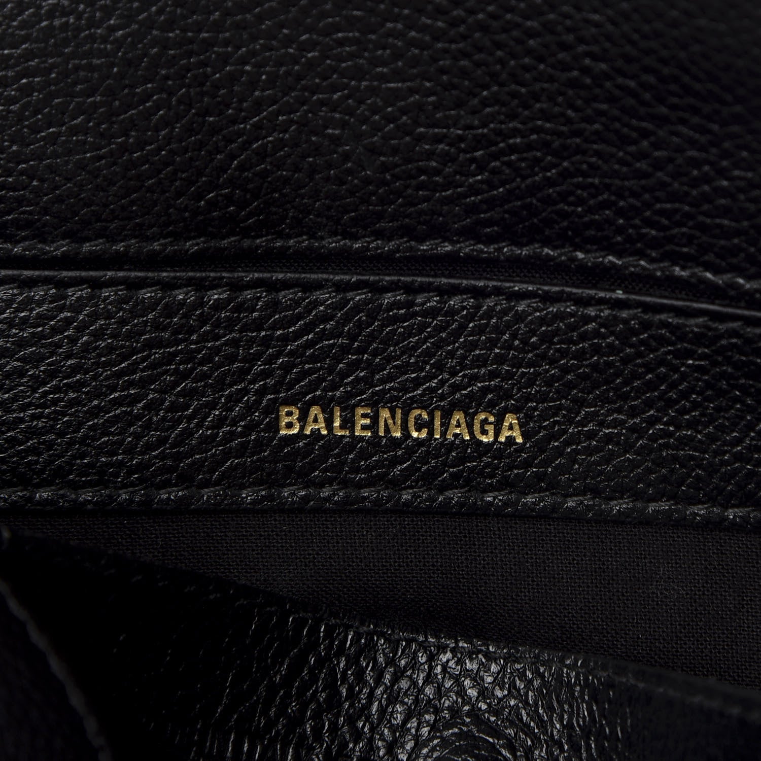 Balenciaga Grained Calfskin XXS Ville Top Handle Bag Black 6 of 9