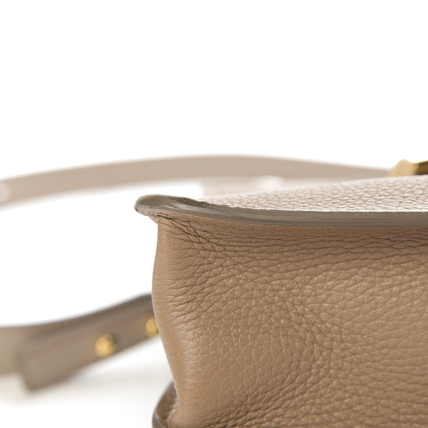Chloe Shiny Grained Calfskin Medium Aby Day Shoulder Bag Motty Grey 12 of 13