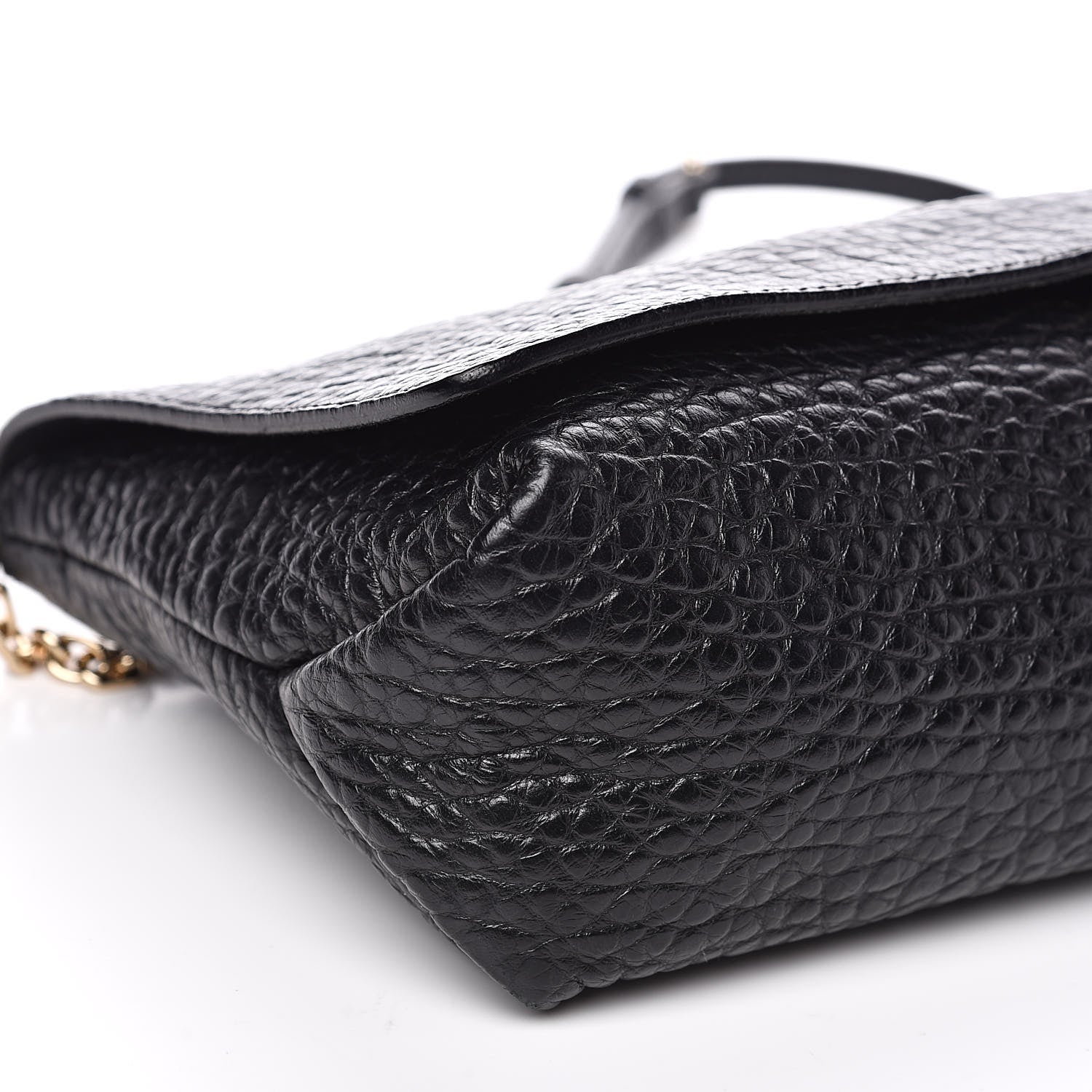 Burberry Signature Grain Medium Mildenhall Crossbody Bag Black 9 of 11