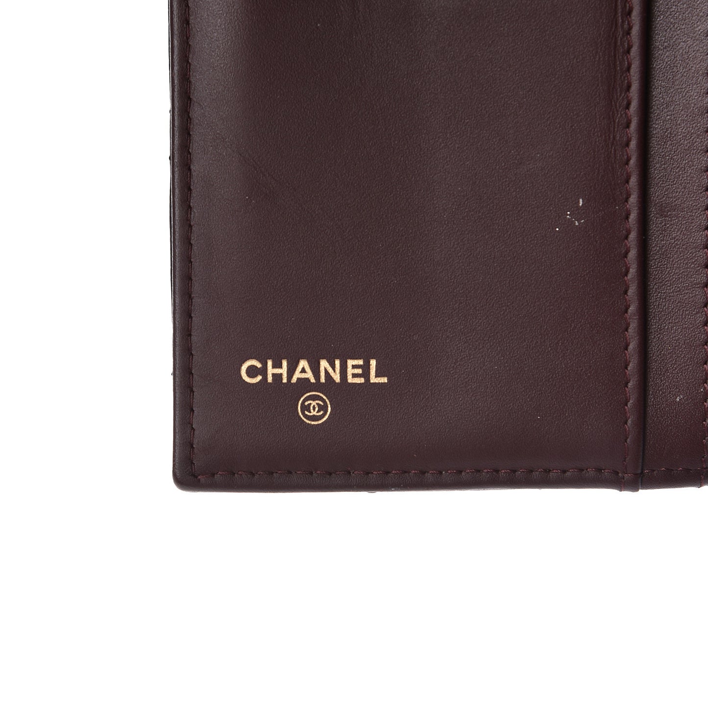 Caviar Quilted Long Flap Wallet Black
