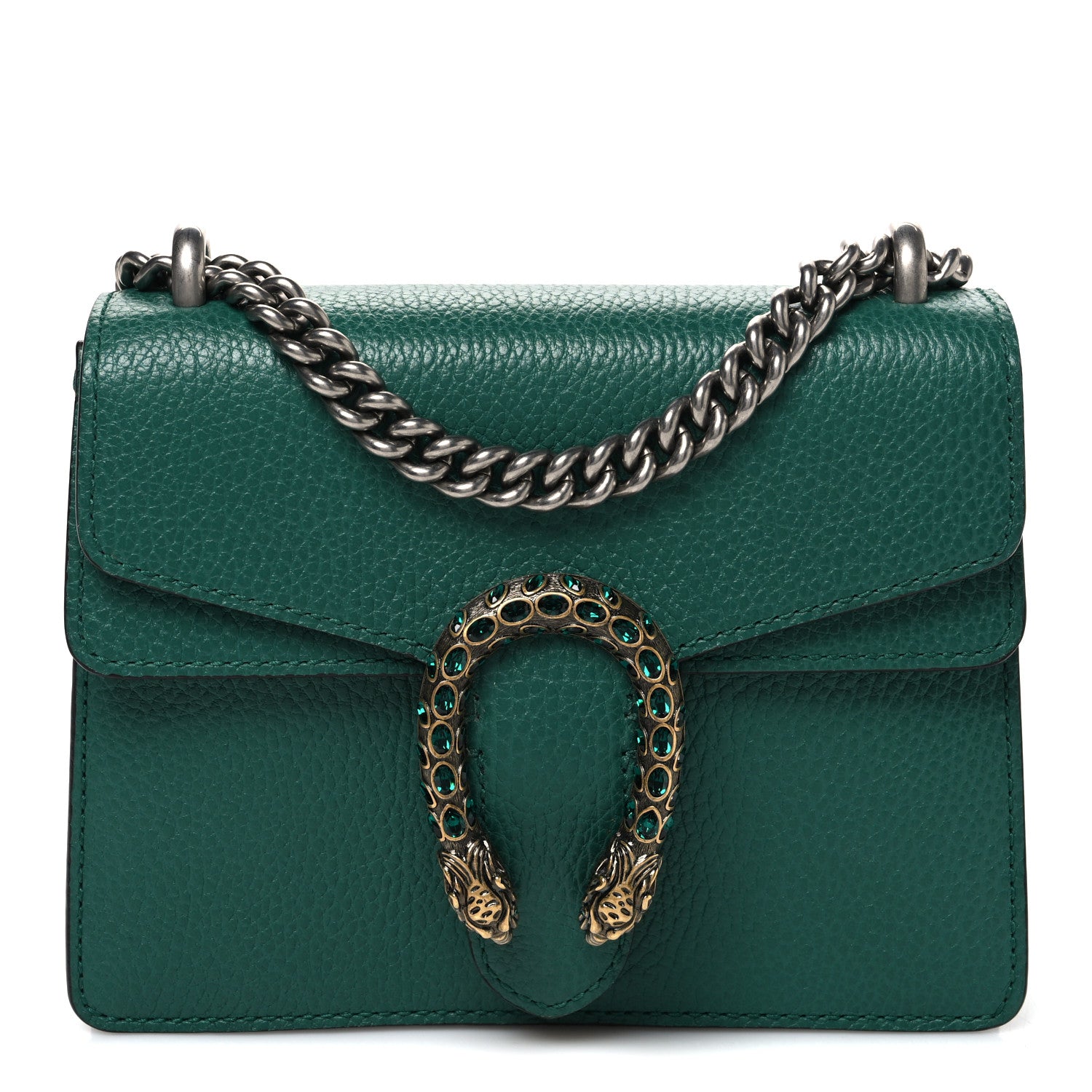 Gucci Calfskin Mini Dionysus Shoulder Bag Emerald 1 of 11