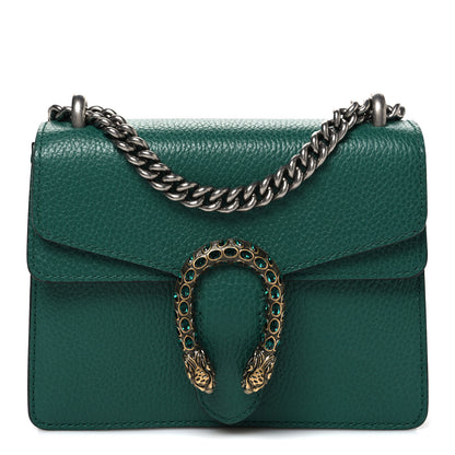 Gucci Calfskin Mini Dionysus Shoulder Bag Emerald 1 of 11