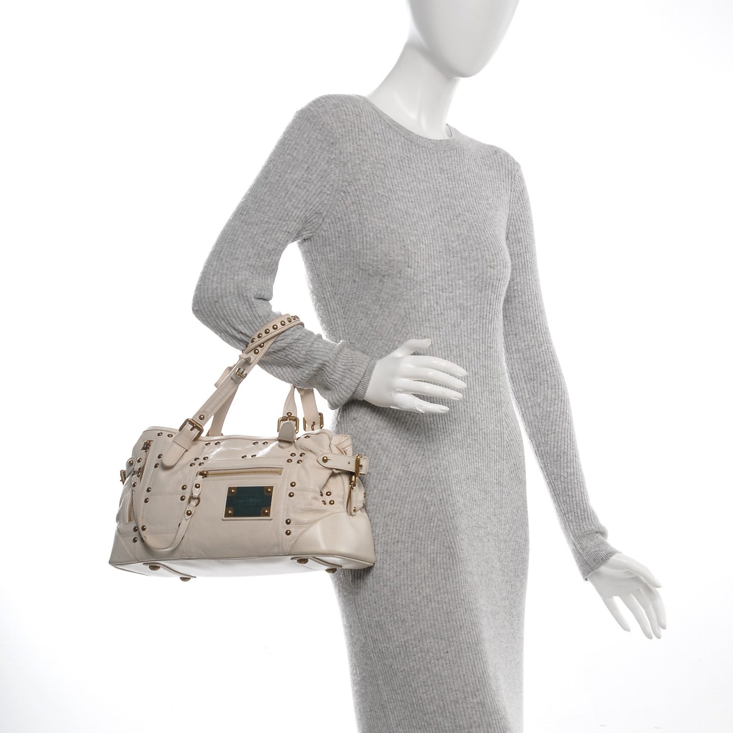 Lambskin Riveting Ecru