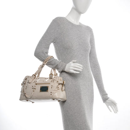Louis Vuitton Lambskin Riveting Ecru 2 of 7