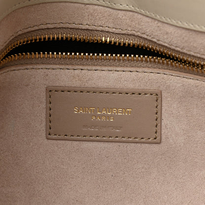 Saint Laurent Smooth Calfskin Le 5 A 7 Hobo Blanc Vintage 6 of 12