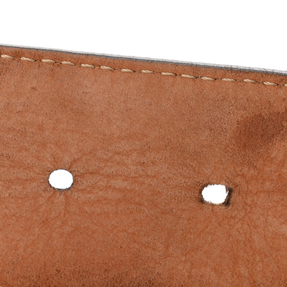 Fendi Vitello Grace FF 1974 Embossed Belt 100 40 Antracite 6 of 6
