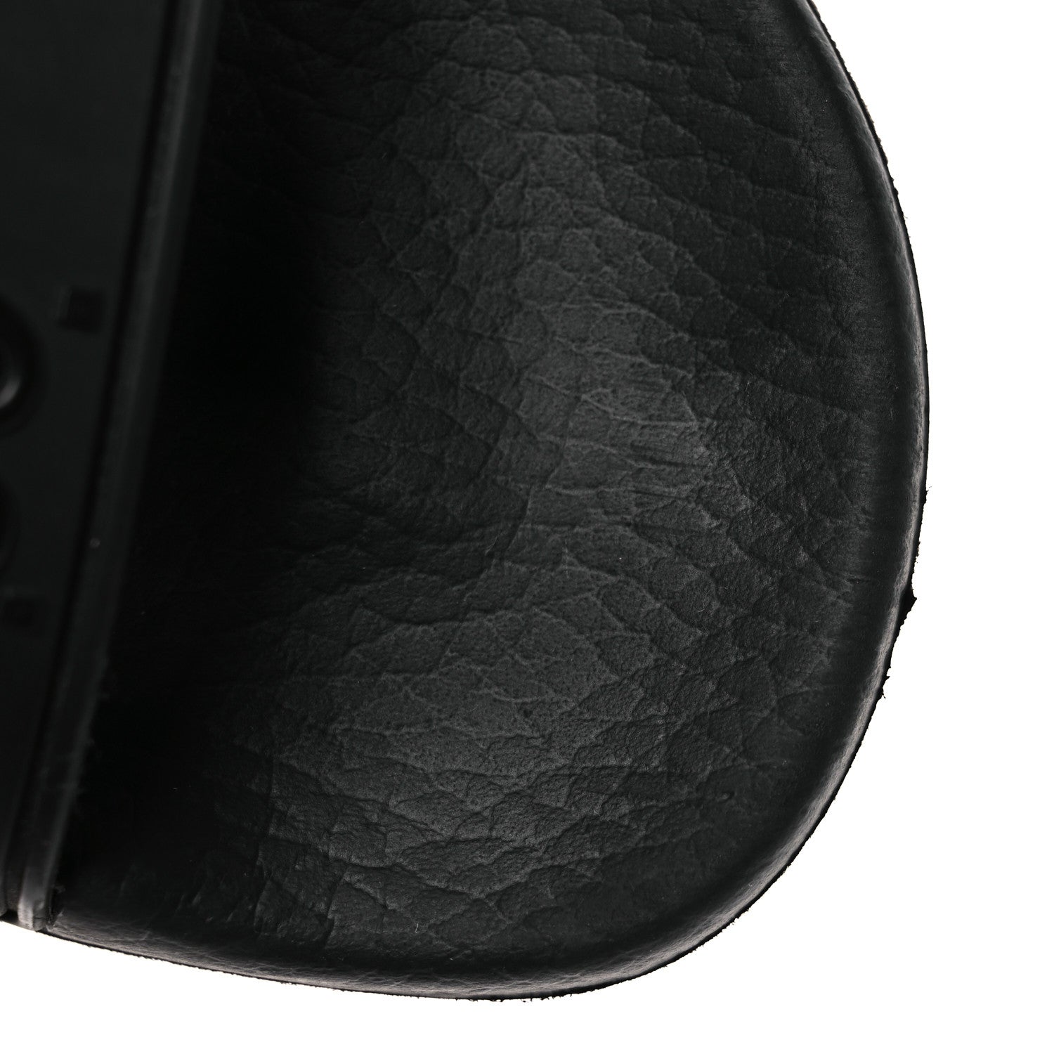 Gucci Rubber GG Monogram Perforated Womens Slide Sandals 39 Black 12 of 13