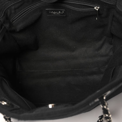 Chanel Mixed Fibers Small Deauville Tote Black 6 of 11