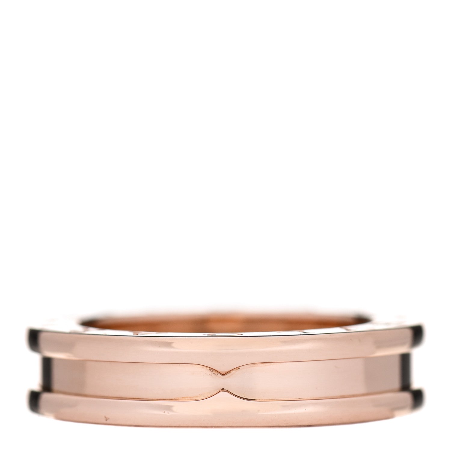 Bulgari 18K Rose Gold B.Zero1 One-Band Ring 51 5.75 1 of 5