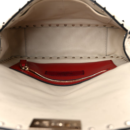 Valentino Garavani Nappa Medium Rockstud Spike Shoulder Bag Light Ivory 5 of 17
