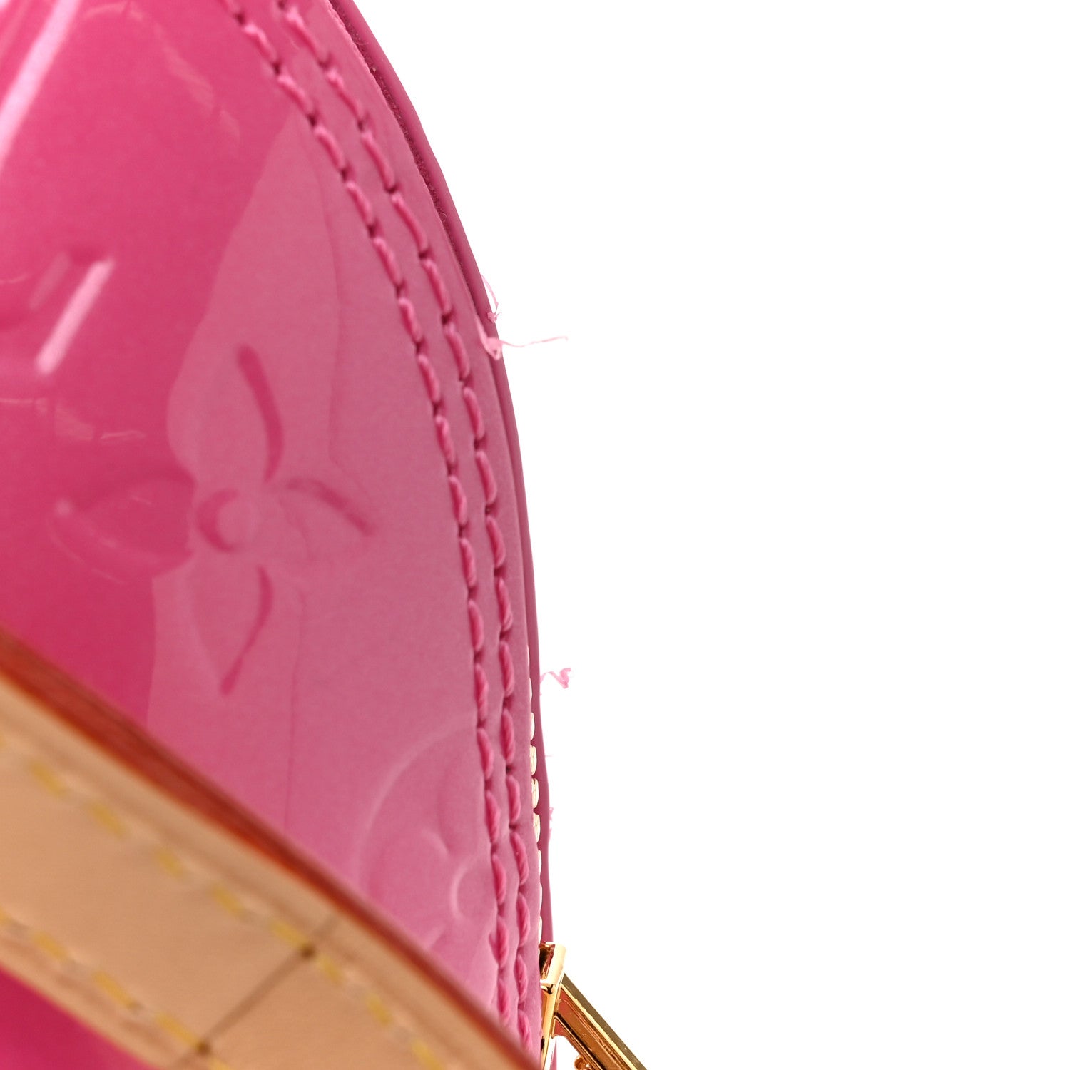 Louis Vuitton Vernis Alma BB Neon Pink 10 of 11