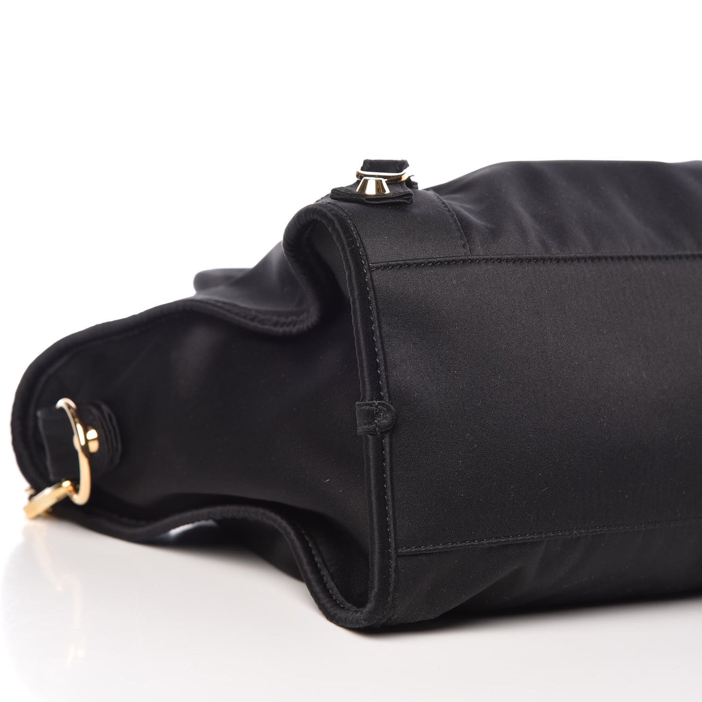 Satin Classic Gold Hardware City Black