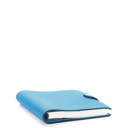 Hermes Togo Ulysse PM Notebook Cover Bleu Zanzibar 4 of 8