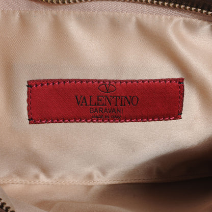 Valentino Garavani Metallic Nappa Bow Clutch Sasso 5 of 7
