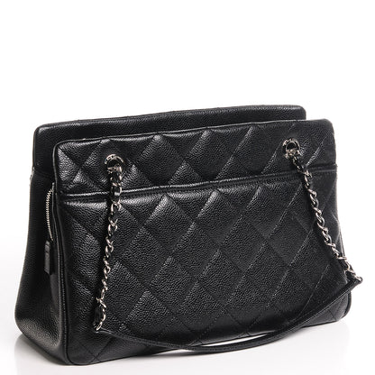 Chanel Caviar CC Timeless Tote Black 3 of 7