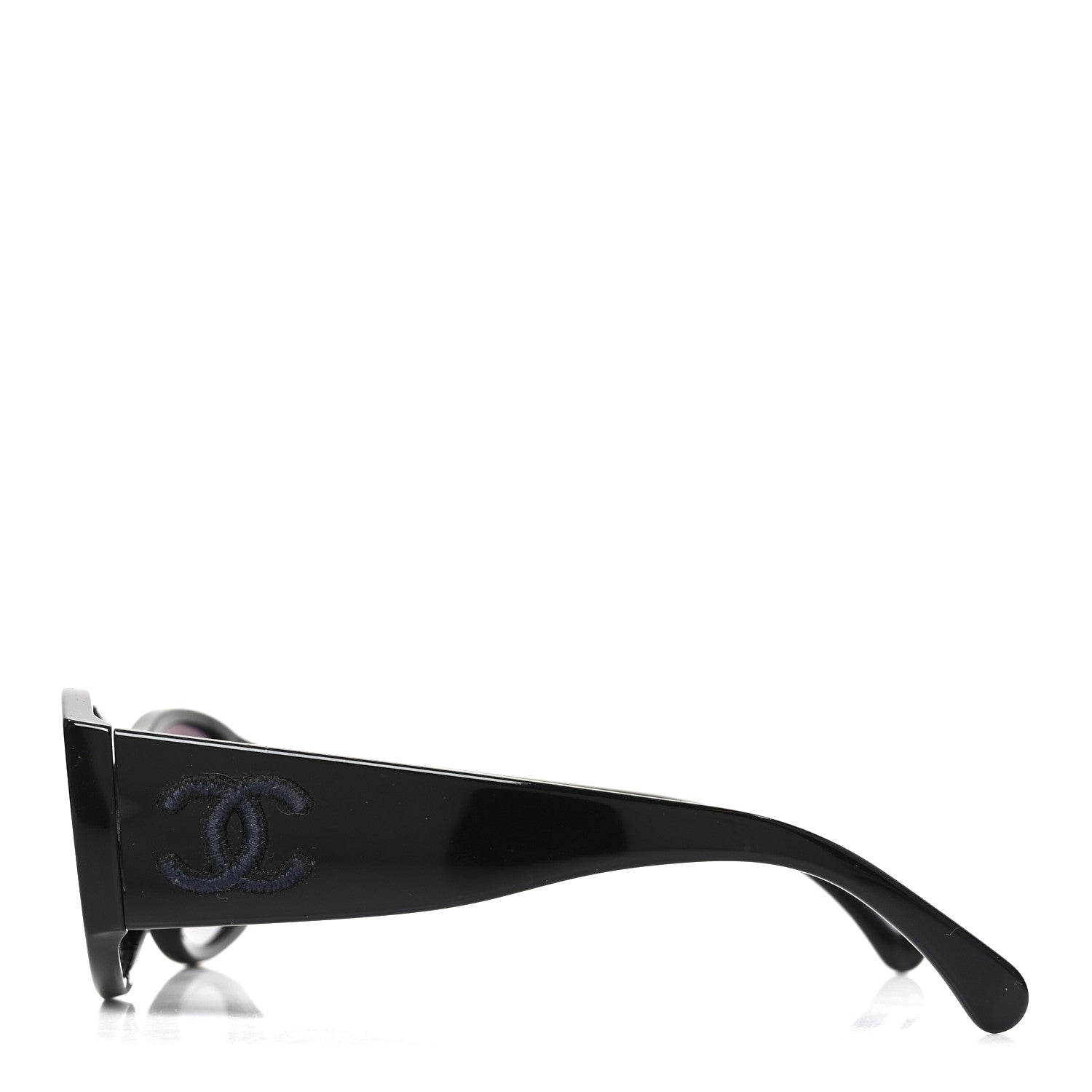 Chanel Acetate CC Logo Sunglasses 5450 Black 3 of 7