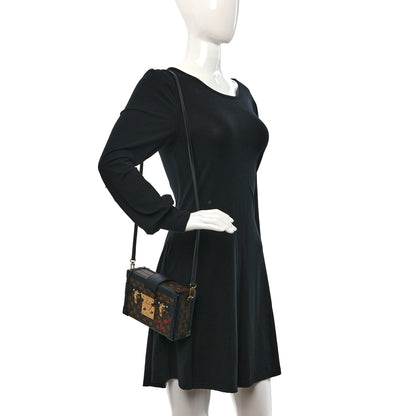 Louis Vuitton Monogram Petite Malle Black 2 of 9