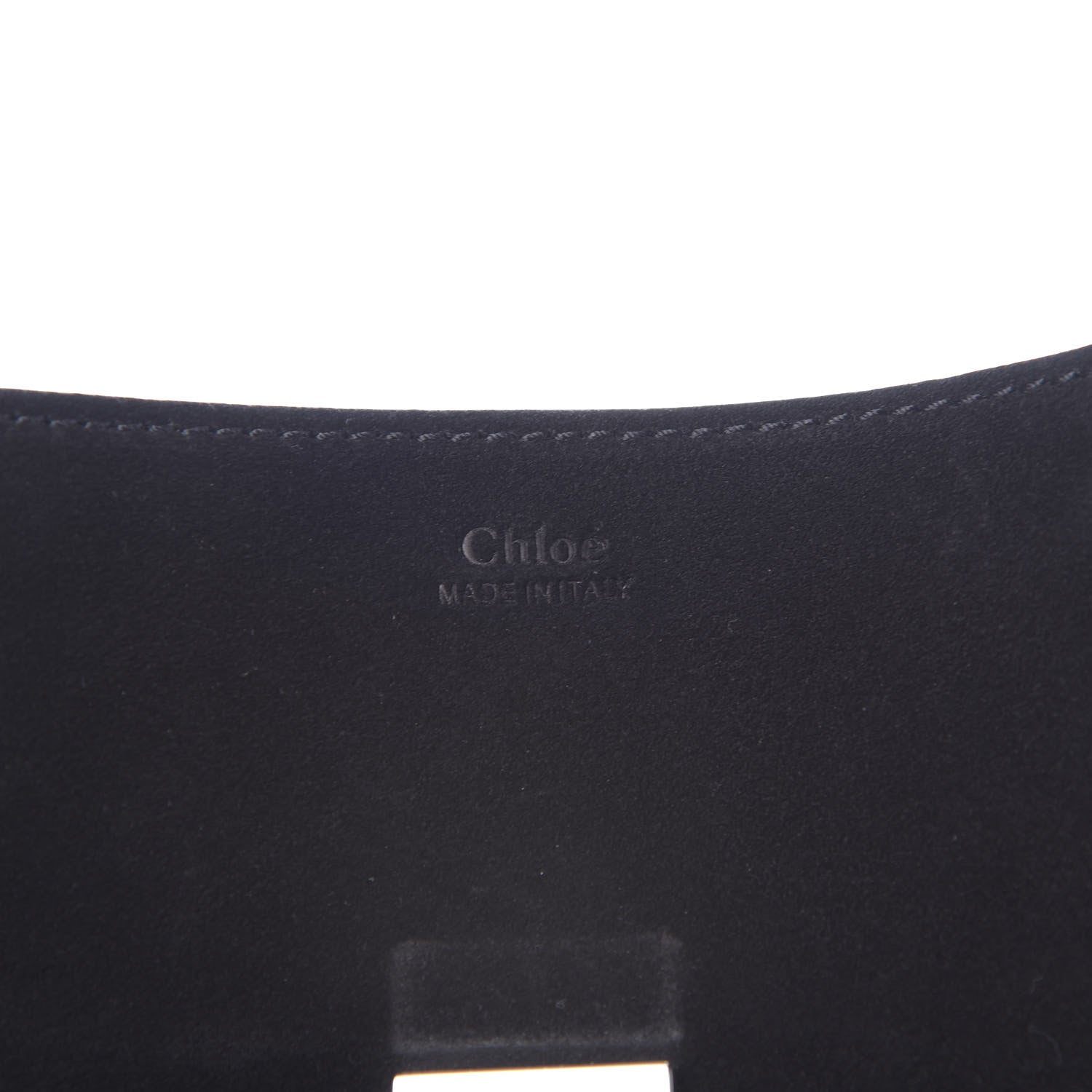 Chloe Suede Smooth Calfskin Drew Shoulder Bag Black 6 of 10