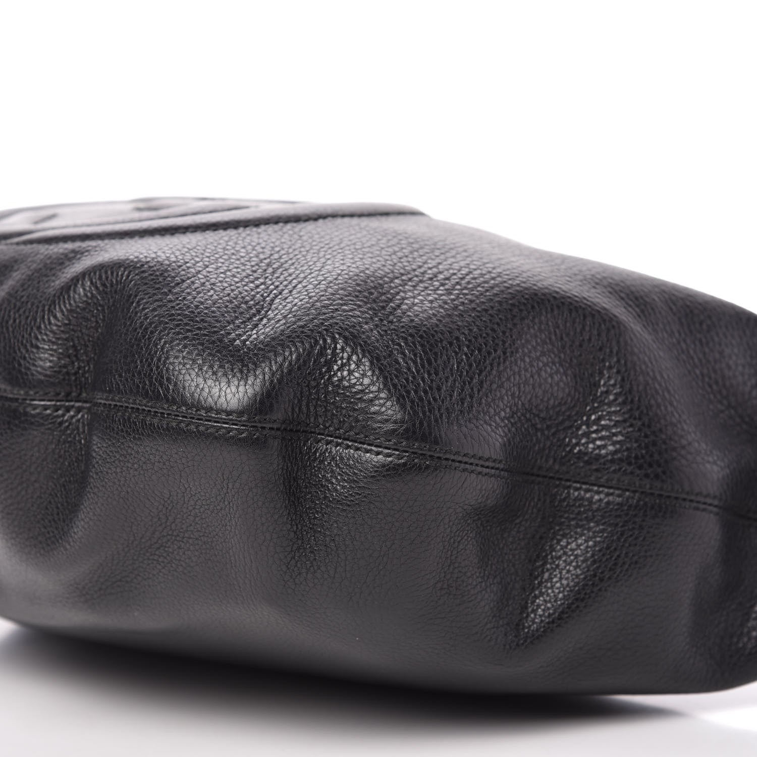 Gucci Pebbled Calfskin Medium Soho Hobo Black 7 of 11