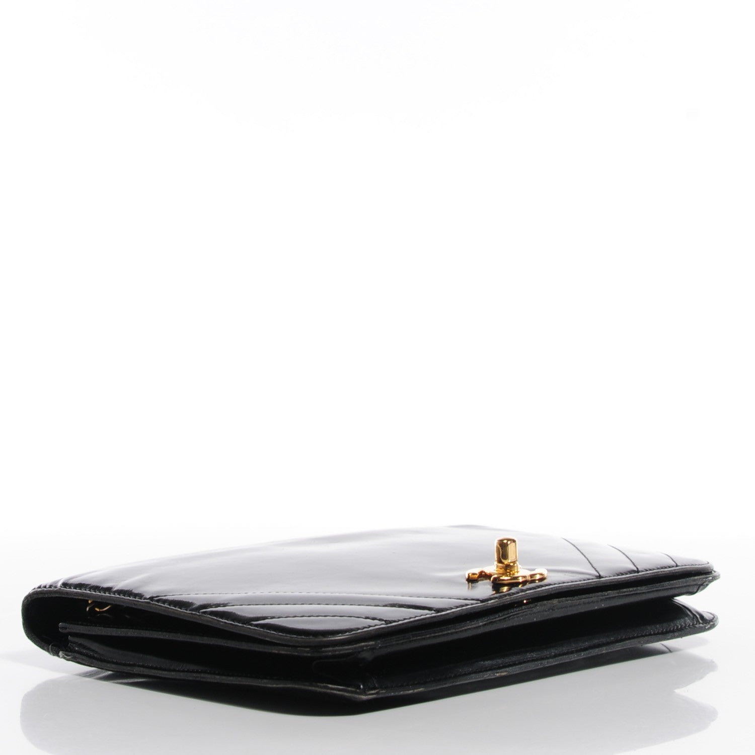 Chanel Patent Small Single Flap Black 6 of 11