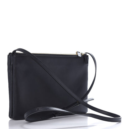Celine Goatskin Large Trio Crossbody Bag Dark Blue 3 of 16