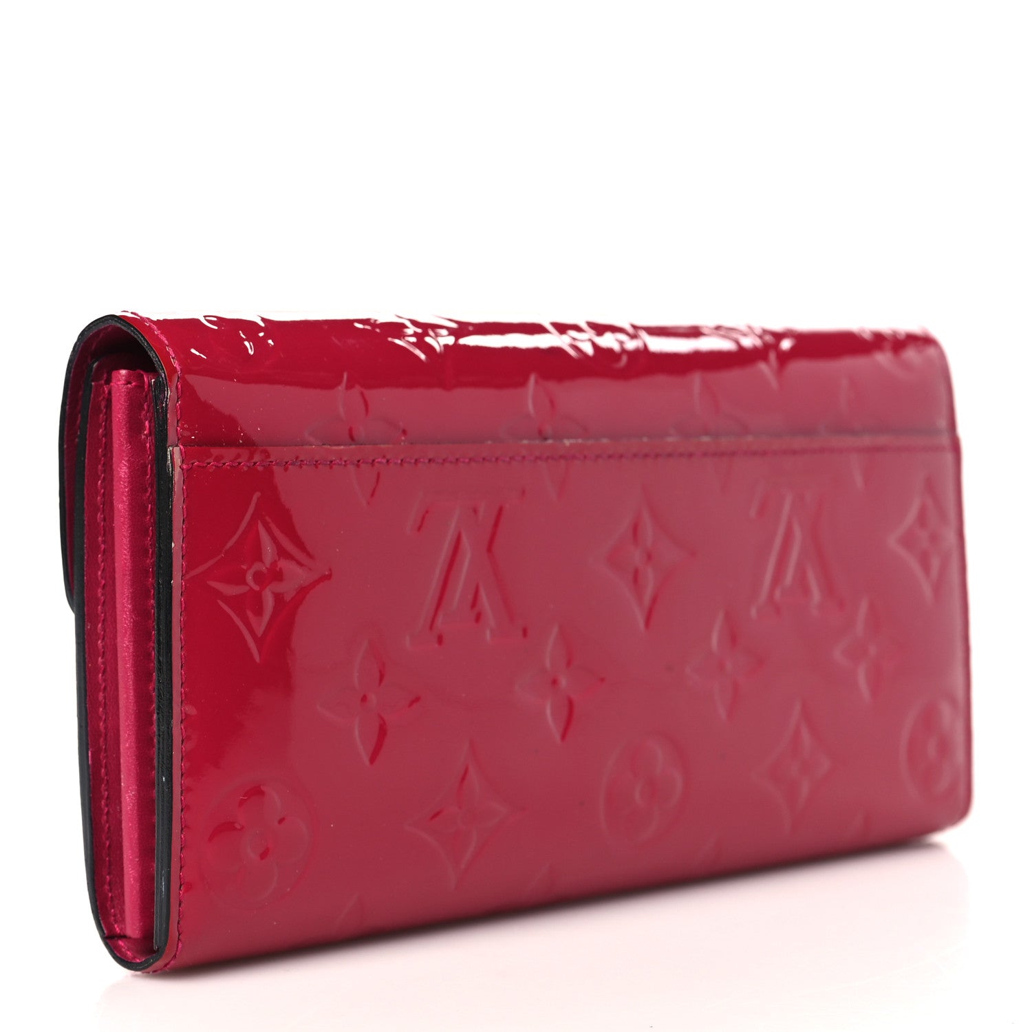 Louis Vuitton Vernis Sarah Wallet NM Rose Indien 3 of 11