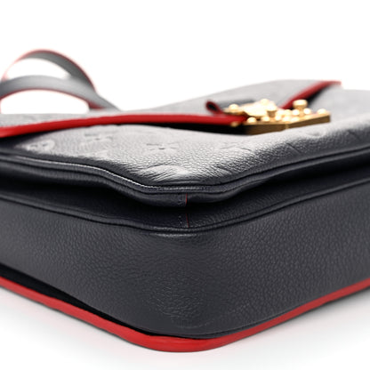Louis Vuitton Empreinte Pochette Metis Marine Rouge 9 of 11