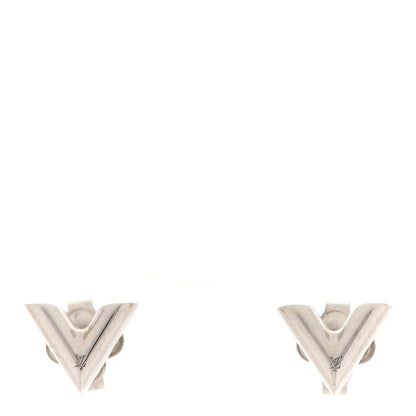 Louis Vuitton Essential V Stud Earrings Silver 1 of 5