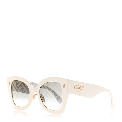 Fendi Acetate FF Sunglasses FF 0434/G/S White Gold 1 of 9