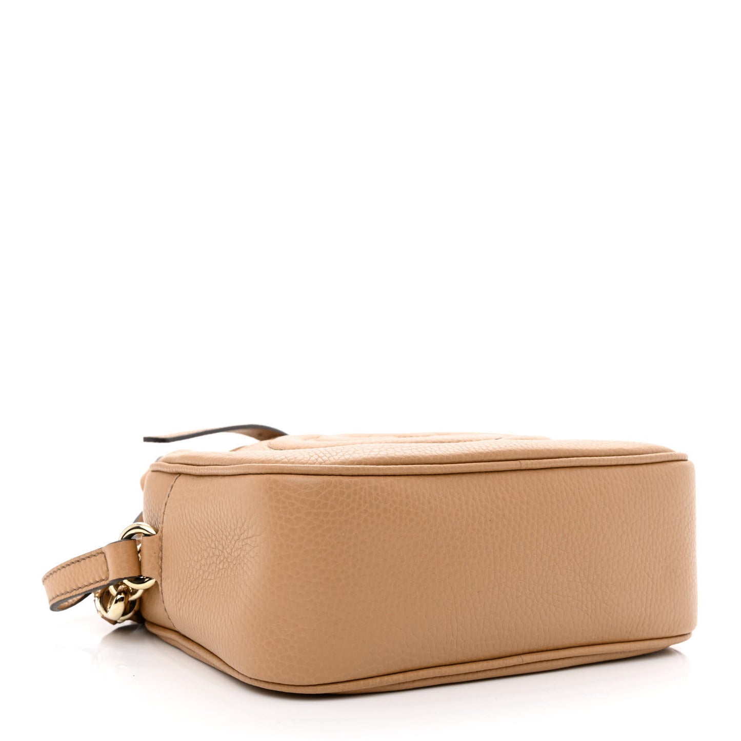 Pebbled Calfskin Small Soho Disco Bag Camelia